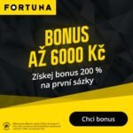 6000 Kč bonus u Fortuny