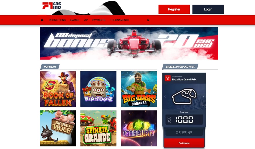 f1 casino web