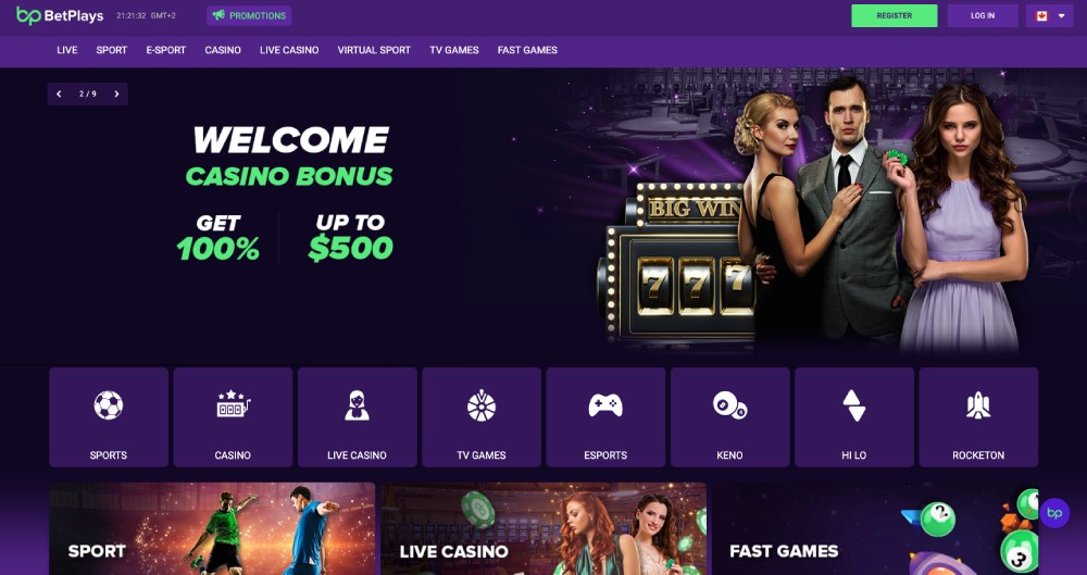 BetPlays casino web