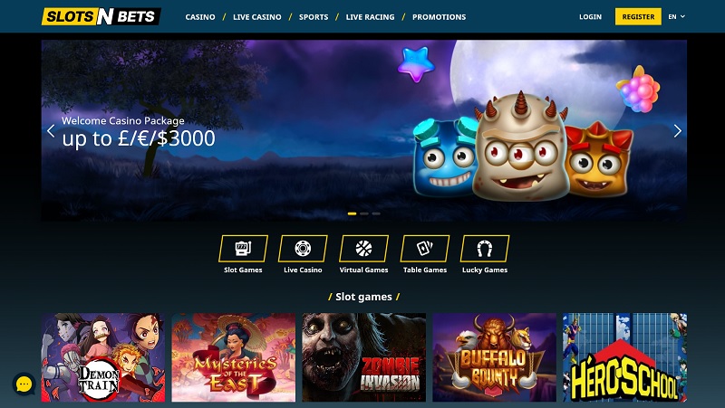 SlotsNBets Casino  Review & Welcome Bonuses 2024