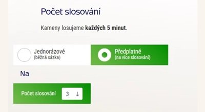 Loterie Kameny průvodce online sázenkou