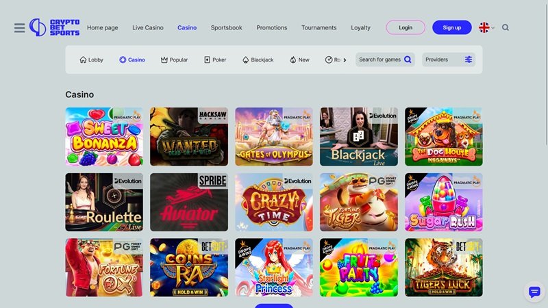 CryptoBetSports casino