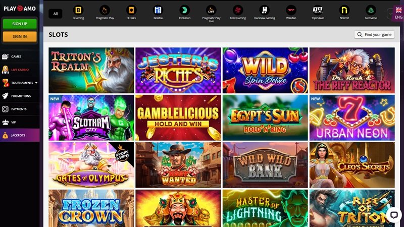 Playamo casino slot machines (slots)