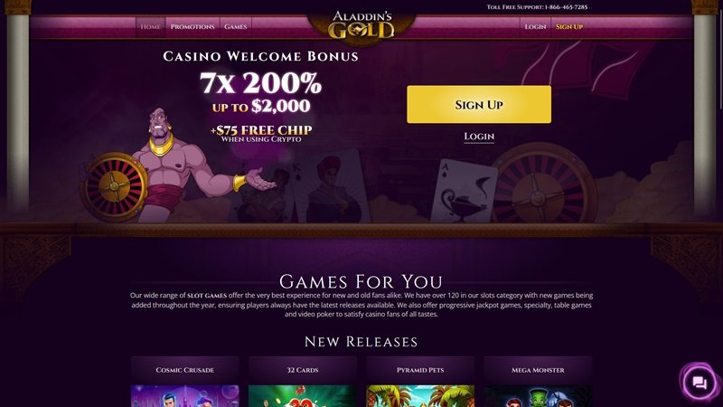 Aladdin's Gold Casino