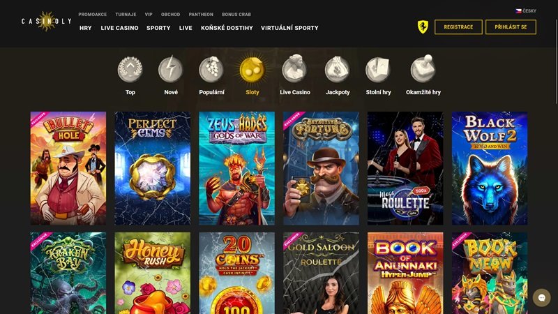 Casinoly casino automaty