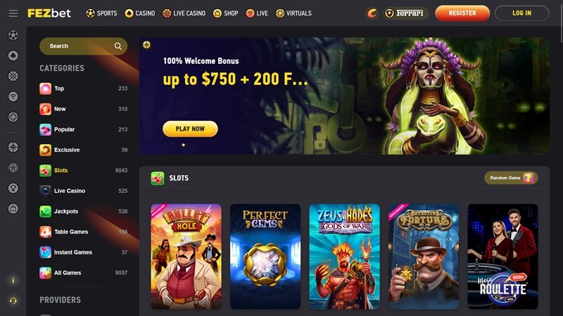 FEZbet casino automaty