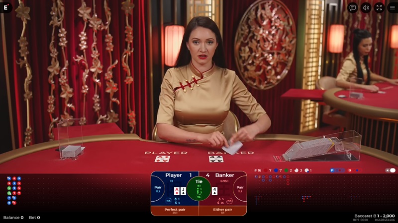 Baccarat v casinu 22BET