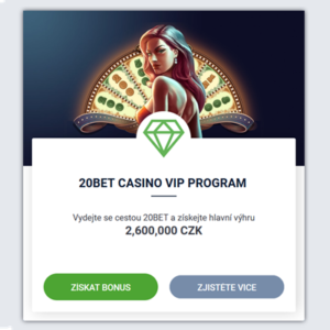 20BET casino vip