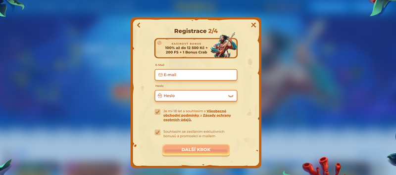 Posido casino registrace