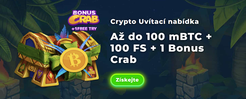 Wazamba casino Crypto uvotaci bonus uvodni strana