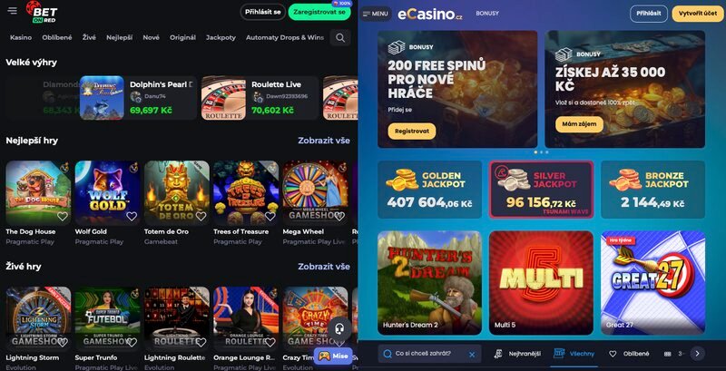 Důvody, proč je casino BetOnRed lepšá než eCasino