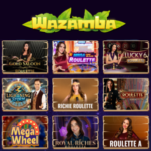 Wazamba live casino náhled