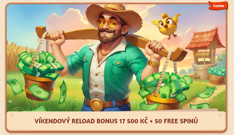 BillyBets Víkendový reload bonus