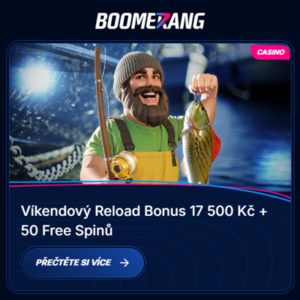 Boomerang Víkendový reload bonus