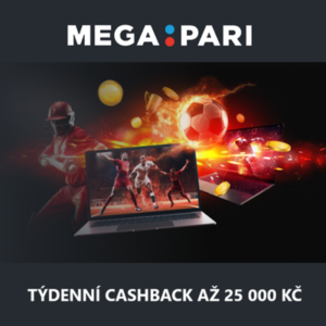 Megapari Týdenní cashback