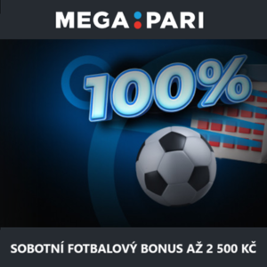 Megapari Sobotní fotbalový bonus