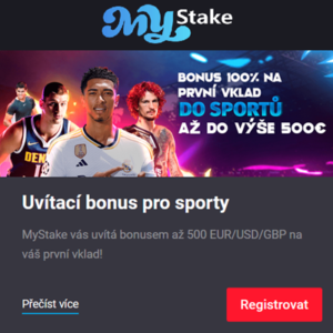 MyStake Bonus za první vklad