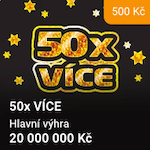 Online stírací los 50x více