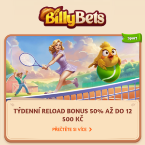 BillyBets Týdenní reaload