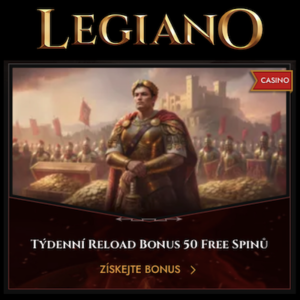 Legiano Týdenní reload bonus