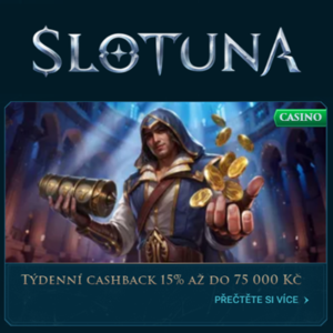 Slotuna Týdenní cashback