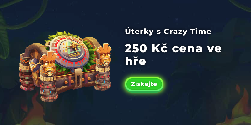 Úterky s Crazy Time v casinu Wazamba