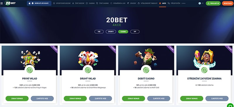 20BET free spins [listopad 2024] úvod