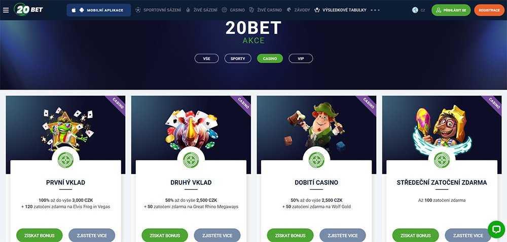 20BET promo code [zima 2025] úvod