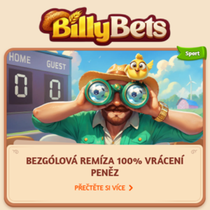 BillyBets Bezgólová remíza