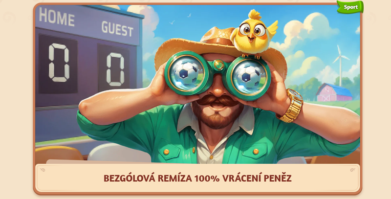 BillyBets Bezgólová remíza