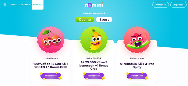 Nomini free spins [Přehled podzim 2024]