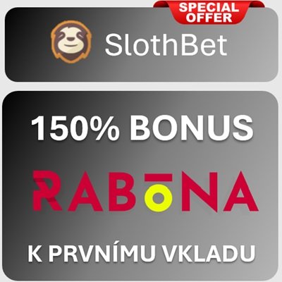 Speciální akce pro hráče SLOTHBET v casinu Rabona: 150% BONUS k prvnímu vkladu