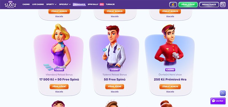 SlotsPalace free spins [Přehled podzim 2024] uvod