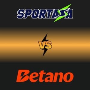 Sportaza vs Betano logo