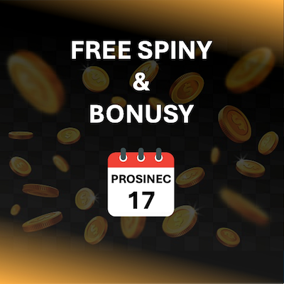 Free spiny a bonusy dnes [17. 12. 2024] – Aktuální bonusová nabídka