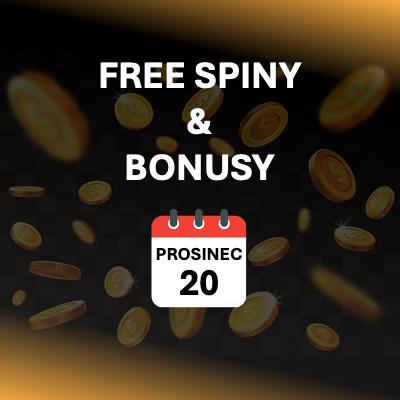 Free spiny a bonusy dnes [20. 12. 2024] – Aktuální bonusová nabídka