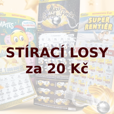 Stírací losy za 20 Kč