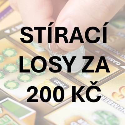 Stírací losy za 200 Kč