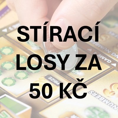 Stírací losy za 50 Kč