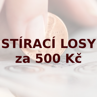 Stírací losy za 500 Kč