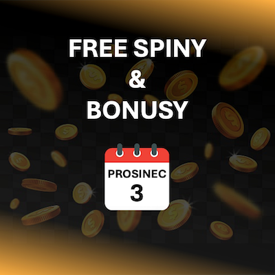 Free spiny a bonusy dnes [3. 12. 2024] – Aktuální bonusová nabídka