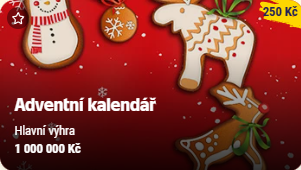 stírací los Adventní Kalendář