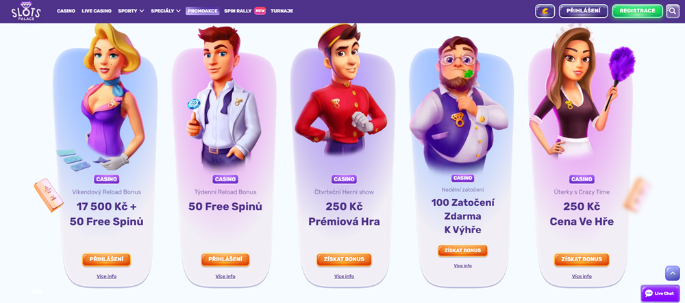 SlotPalace free spins zima 2025